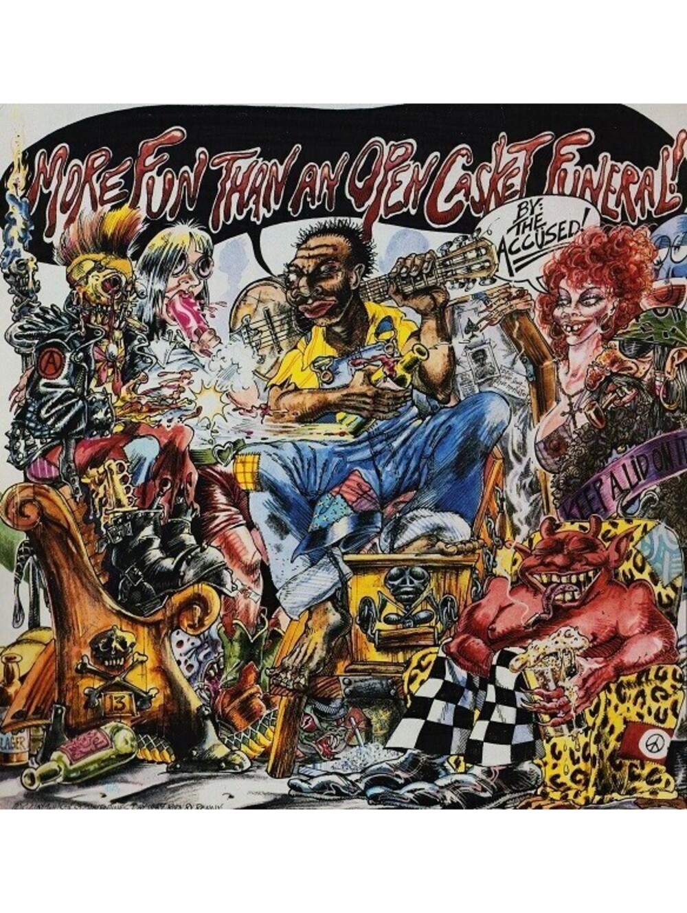 The Accüsed – More Fun Than An Open Casket Funeral Vinyl LP punk thrash metal